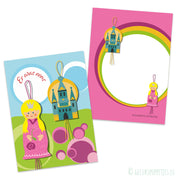 Card there was one with sleeping beauty