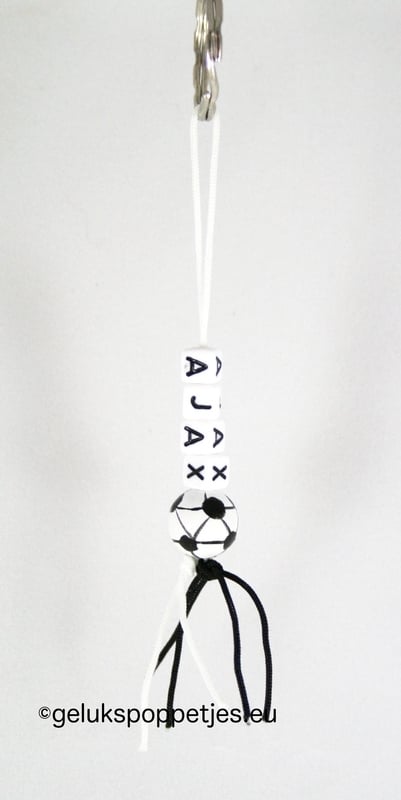AJAX keychain with lucky football figure