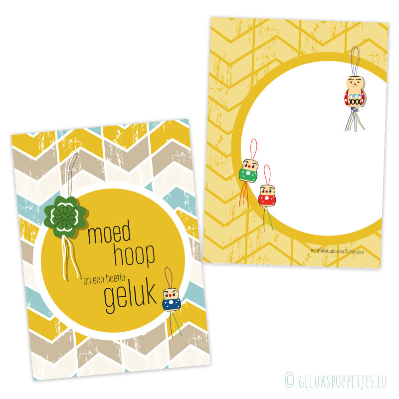 Card courage hope and a little bit of happiness