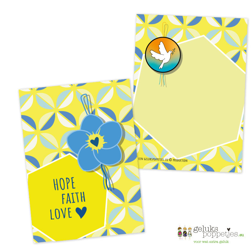 Card hope faith and love