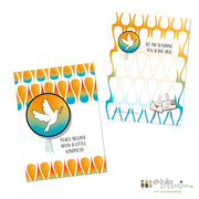 Card peace begins with kindness