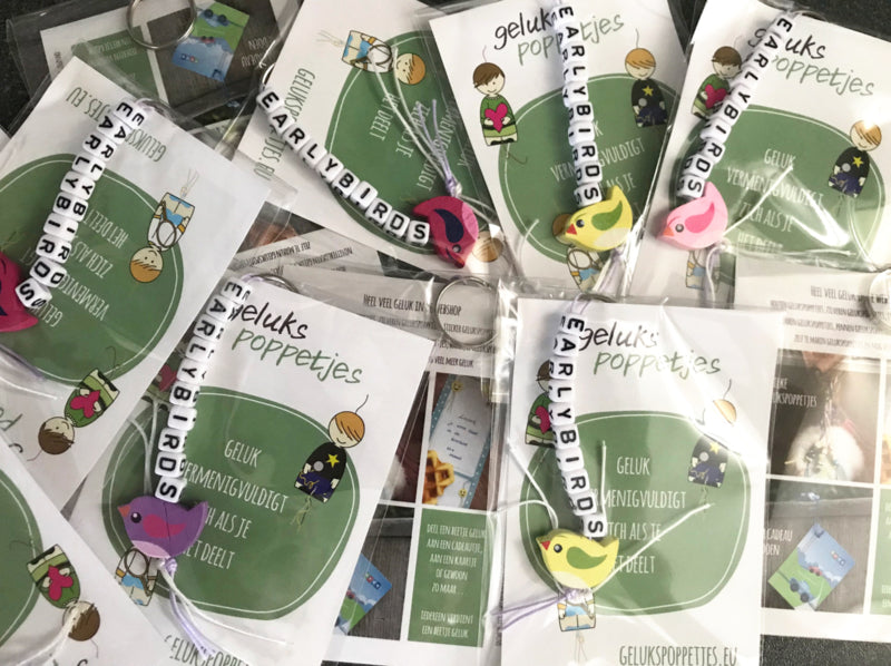 Packaging for lucky charm or key ring