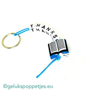 Keychain thanks with lucky doll booklet