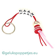 Name keychain with lucky pirate doll