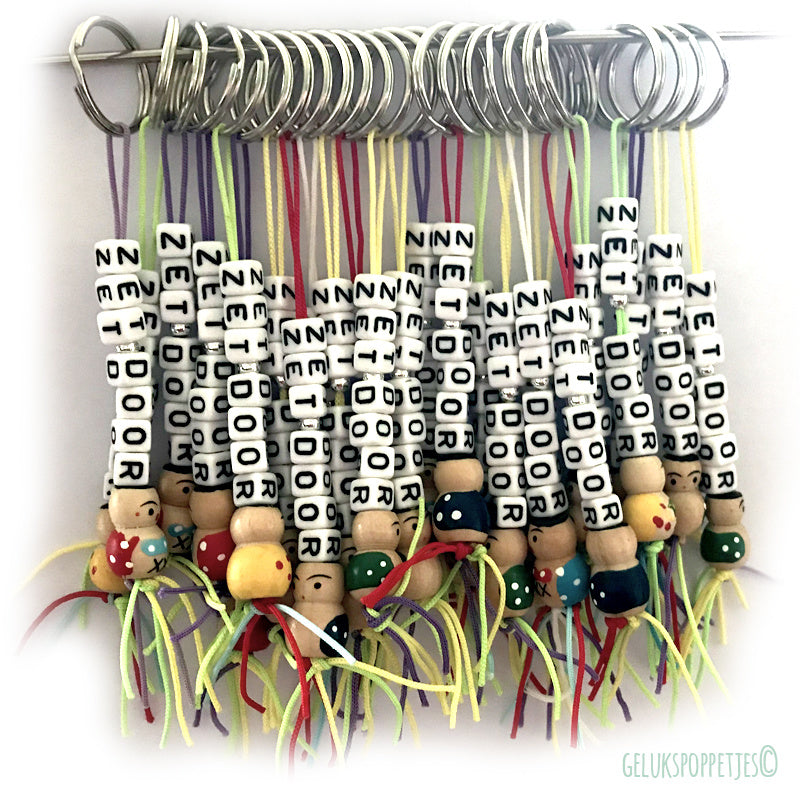 Key ring continues with a simple lucky charm