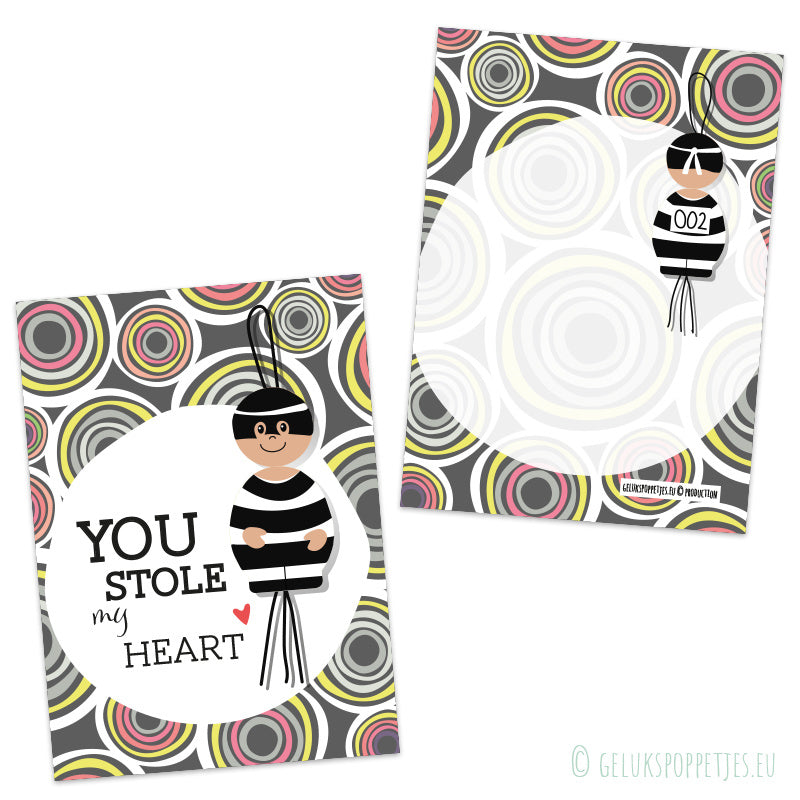 Card you stole my heart