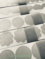 Four-leaf clover scratch stickers