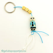 FSC letter key ring grandpa with lucky doll grandpa