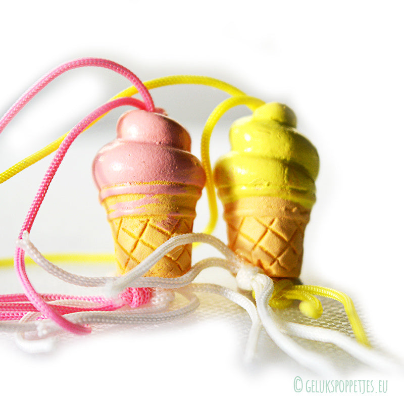 Lucky doll pink or yellow ice cream