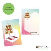 Compliment card you deserve a hug