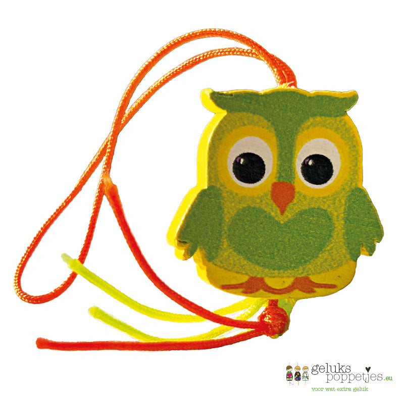 Lucky owl doll with heart