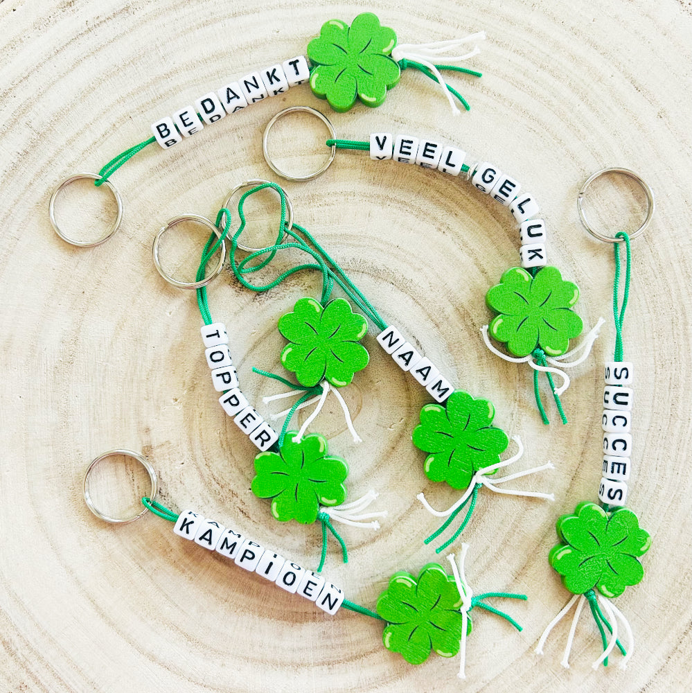 Lucky charm four-leaf clover