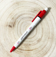 Gelukspoppetjes pen gefelicitaart