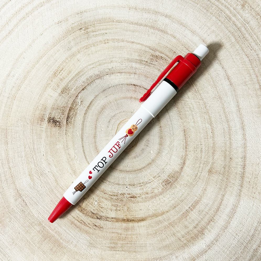 Lucky dolls pen top teacher